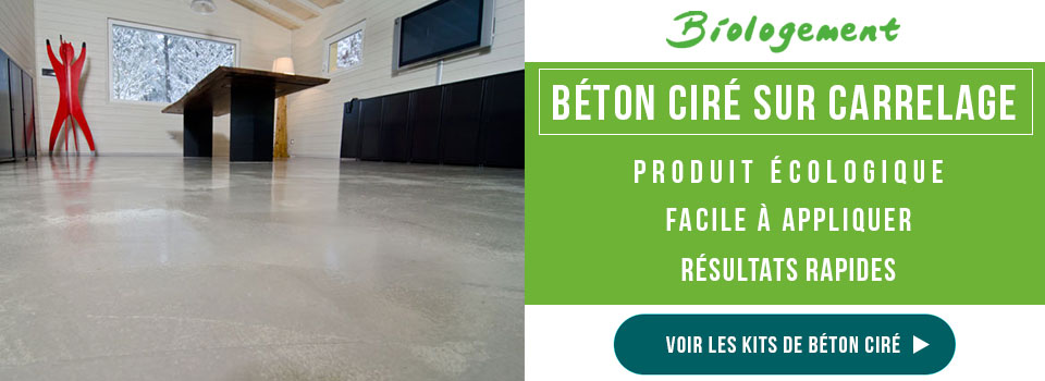 béton ciré sur carrelage