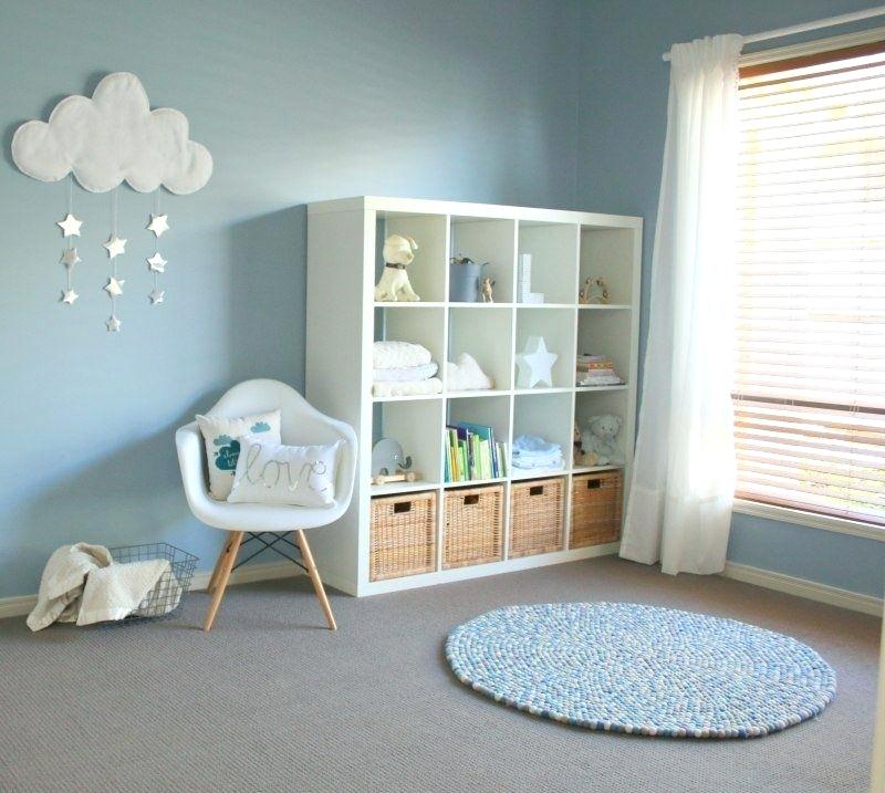 chambre bleu pastel bebe