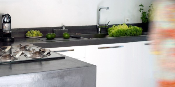 Biologement : l'application du béton ciré dans la cuisine