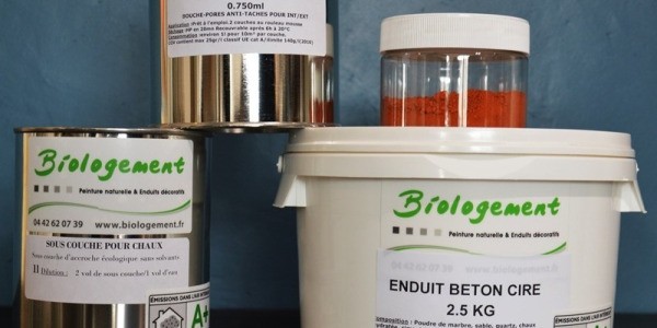  Contenu et mise en oeuvre des kit béton ciré chez Biologement 