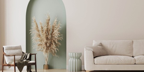 Peindre un mur en blanc et l'autre en couleurs 