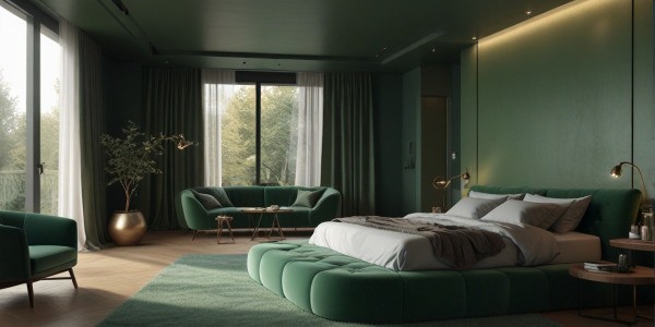 10 idées de chambres de couleur Vert Sauge 